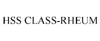 HSS CLASS-RHEUM