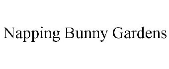 NAPPING BUNNY GARDENS