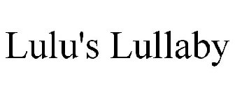 LULU'S LULLABY