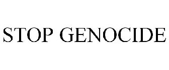 STOP GENOCIDE