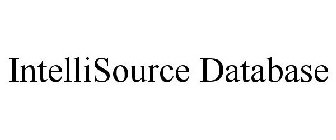 INTELLISOURCE DATABASE