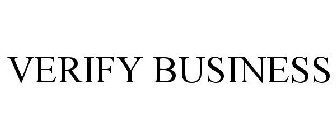 VERIFY BUSINESS