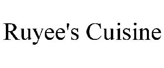RUYEE'S CUISINE