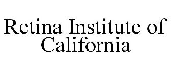 RETINA INSTITUTE OF CALIFORNIA