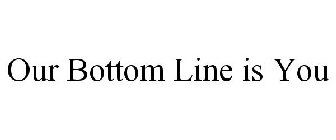 OUR BOTTOM LINE IS YOU