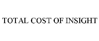 TOTAL COST OF INSIGHT
