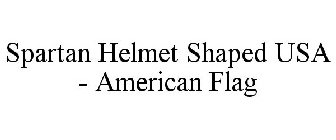 SPARTAN HELMET SHAPED USA - AMERICAN FLAG