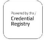 POWERED BY THE / CREDENTIAL REGISTRY