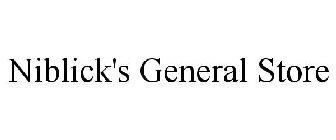 NIBLICK'S GENERAL STORE