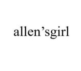 ALLEN'SGIRL