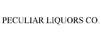 PECULIAR LIQUORS CO.