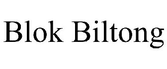 BLOK BILTONG