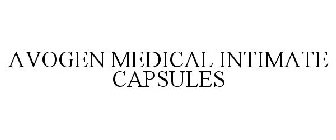 AVOGEN MEDICAL INTIMATE CAPSULES