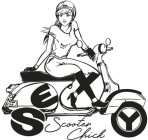 ONE SEXY SCOOTER CHICK