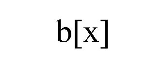 B[X]