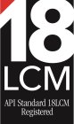 18 LCM API STANDARD 18LCM REGISTERED