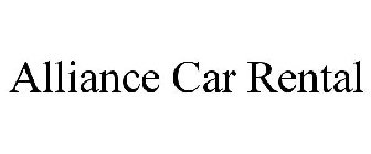 ALLIANCE CAR RENTAL