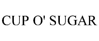 CUP O' SUGAR