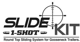 SLIDE KIT 1-SHOT ROUND TOP SLIDING SYSTEM FOR GOOSENECK TRAILERS.