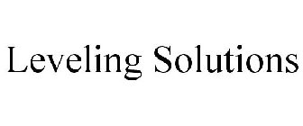 LEVELING SOLUTIONS