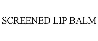 SCREENED LIP BALM