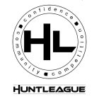 HL HUNTLEAGUE COMPETITION COMMUNITY CONFIDENCE