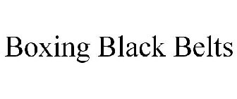 BOXING BLACK BELT