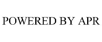 POWERED BY APR