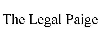 THE LEGAL PAIGE