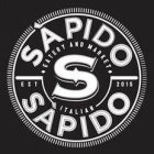 SAPIDO EATERY AND MARKET EST 2015 S ITALIAN SAPIDO