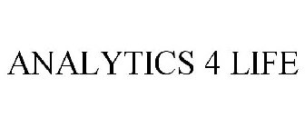 ANALYTICS 4 LIFE