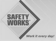 SAFETY WORKS WORK IT EVERY DAY!