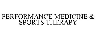 PERFORMANCE MEDICINE & SPORTS THERAPY
