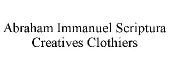 ABRAHAM IMMANUEL SCRIPTURA CREATIVES CLOTHIERS