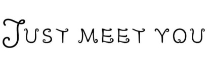 JUST MEET YOU