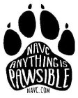 NAVC ANYTHING IS PAWSIBLE NAVC.COM