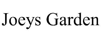 JOEYS GARDEN