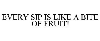 EVERY SIP IS LIKE A BITE OF FRUIT!