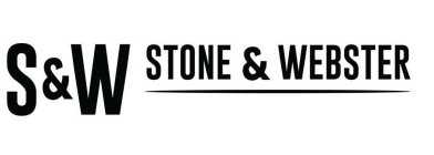 S AND W STONE AND WEBSTER