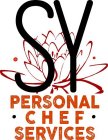 SY PERSONAL · CHEF · SERVICES