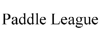PADDLE LEAGUE