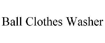 BALL CLOTHES WASHER