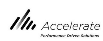 ACCELERATE PERFORMANCE DRIVEN SOLUTIONS