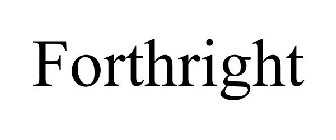 FORTHRIGHT
