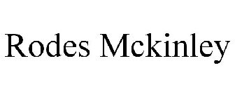 RODES MCKINLEY