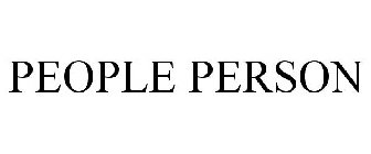 PEOPLE PERSON