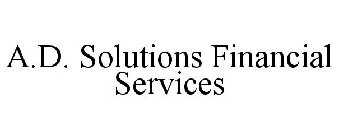 AD SOLUTIONS FINANCIAL SERVICES