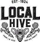 EST. 1924 LOCAL HIVE FROM L.R. RICE AND HIS FAMILY