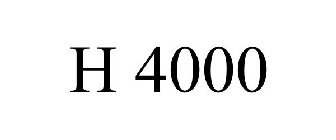 H 4000