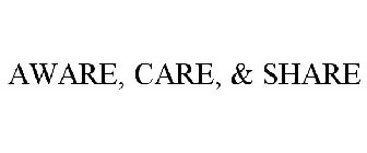 AWARE, CARE, & SHARE